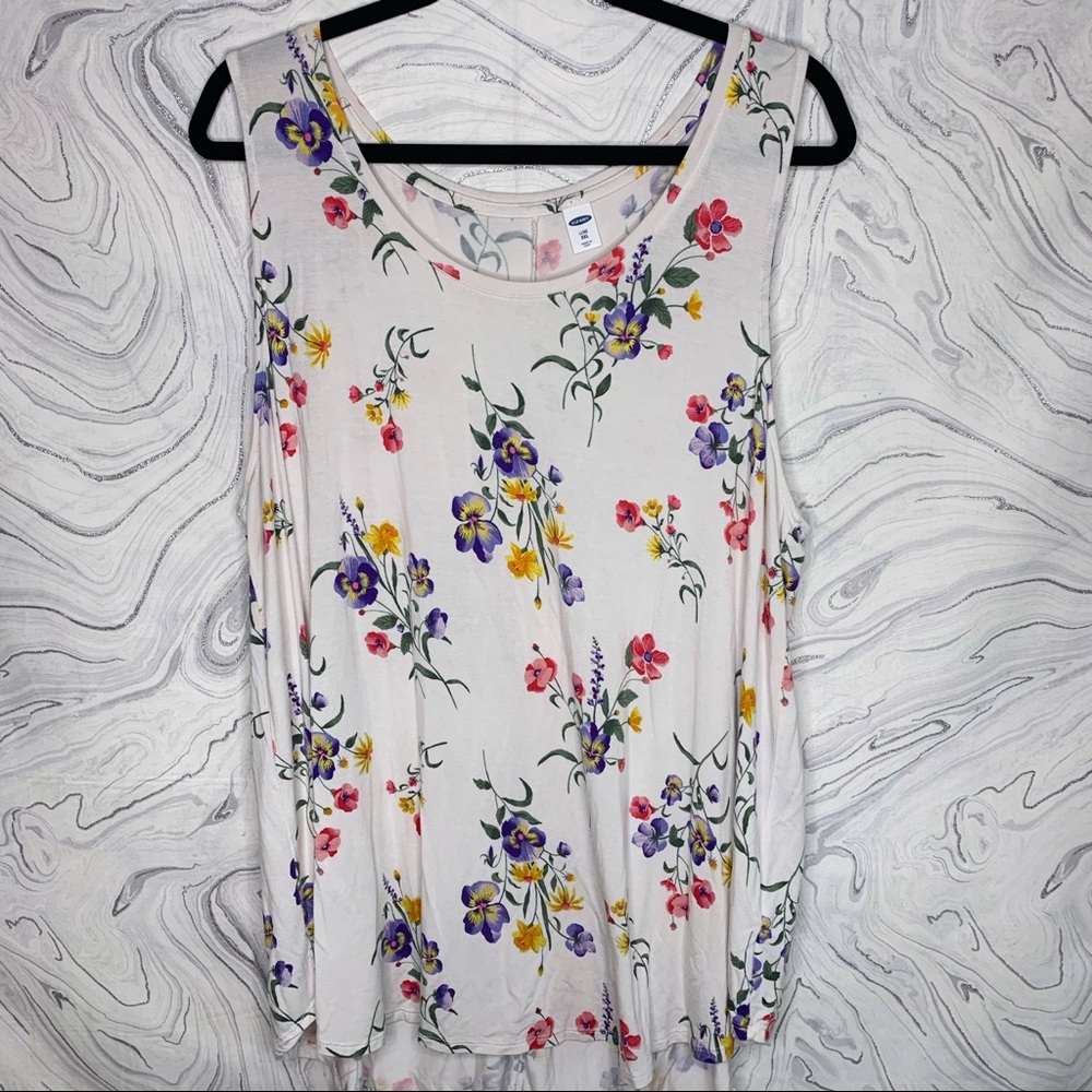 Old Navy Floral Luxe Tank 2XL